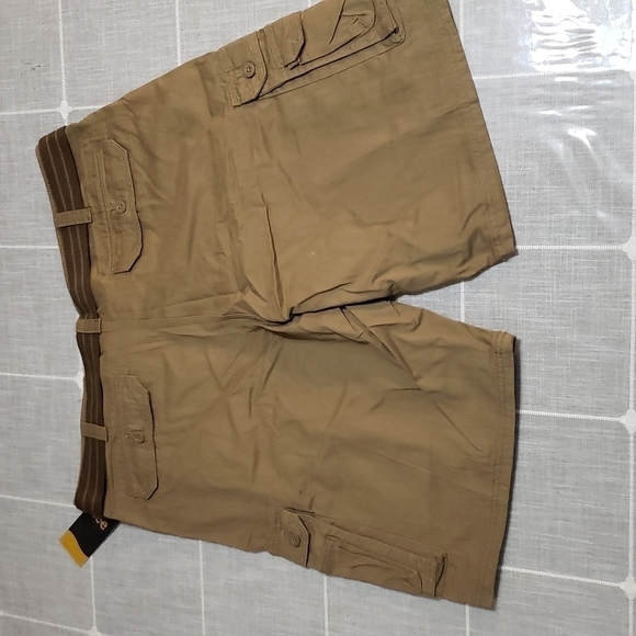 Nwt LEE Men's Dungarees Belted Wyoming Cargo Short, Color Russet Size 42. - Picture 10 of 15
